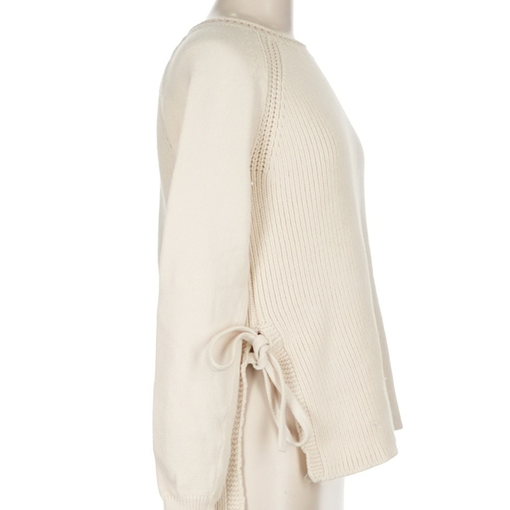 J Crew pull over ivory sweater size medium - Picture 3 of 7
